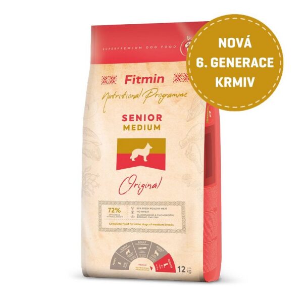 FITMIN medium SENIOR - 12 kg