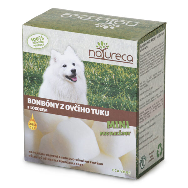 NATURECA - bonbóny z ovčího tuku s lososem Mini 250 g